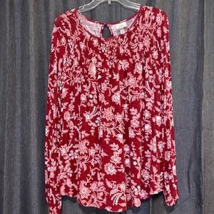 EUC Knox Rose long sleeve shirt